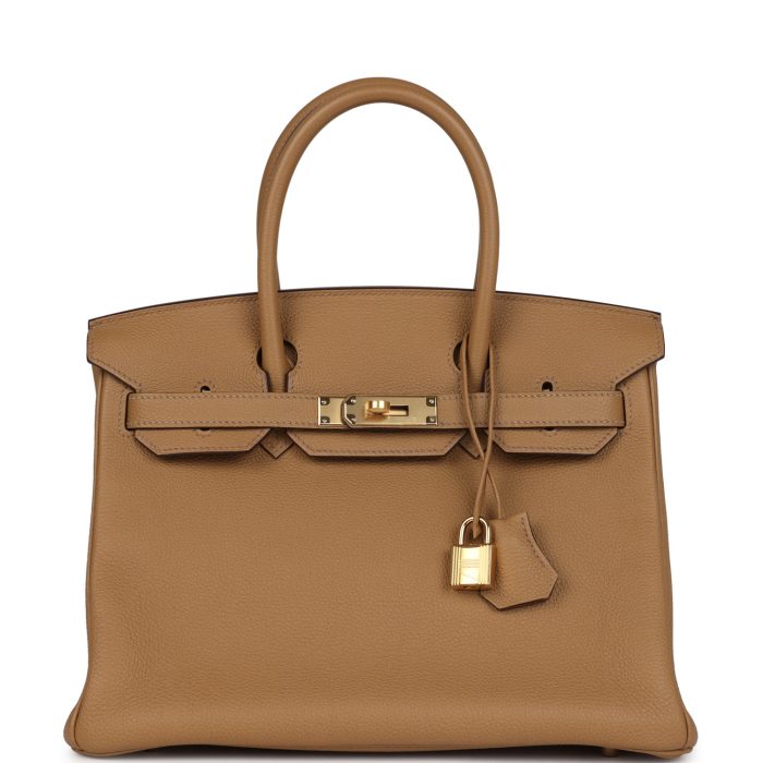 Handmade Bag HB 30 Biscuit Togo Gold Hardware