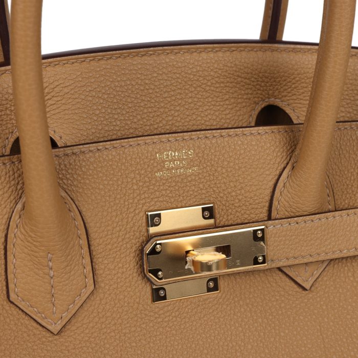 Handmade Bag HB 30 Biscuit Togo Gold Hardware - 图片 6