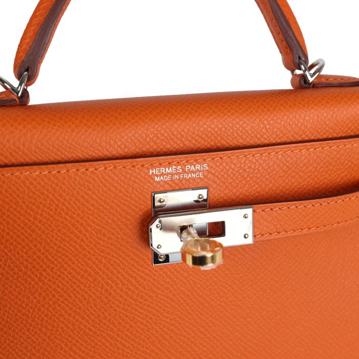Handmade HKS 20 Orange Epsom Electrum Hardware - 图片 7