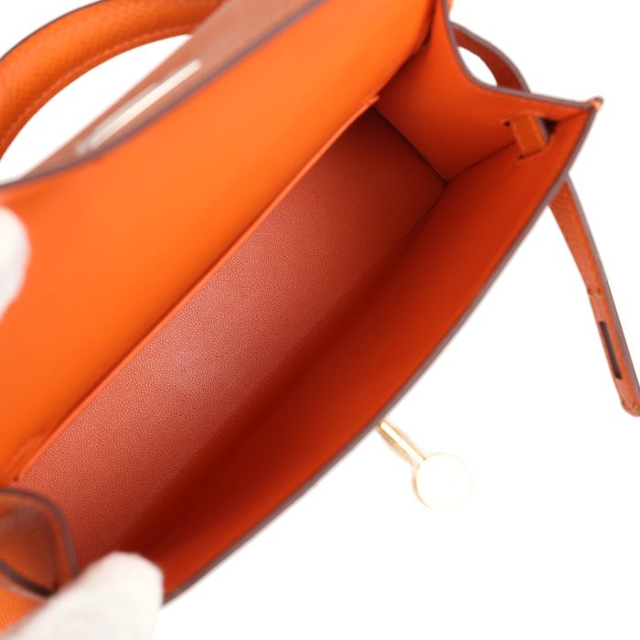 Handmade HKS 20 Orange Epsom Electrum Hardware - 图片 8