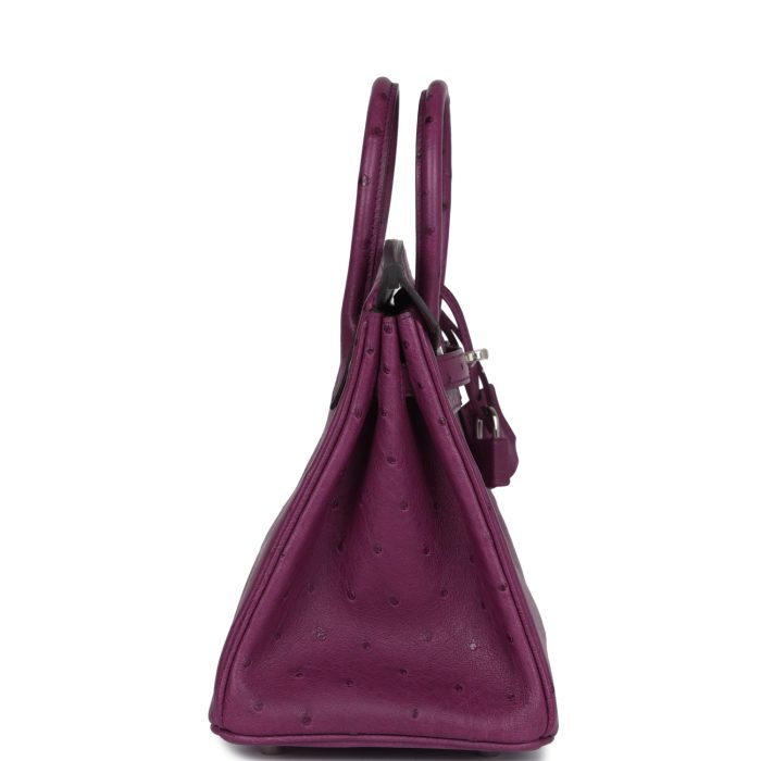 Handmade Bag HB 25 Anemone Ostrich Palladium Hardware - 图片 3