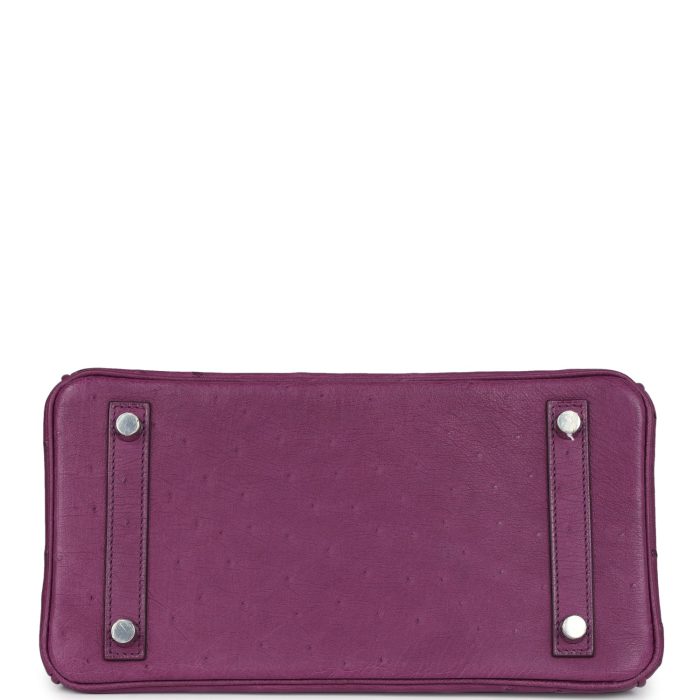 Handmade Bag HB 25 Anemone Ostrich Palladium Hardware - 图片 5