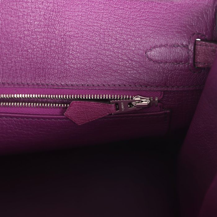 Handmade Bag HB 25 Anemone Ostrich Palladium Hardware - 图片 8