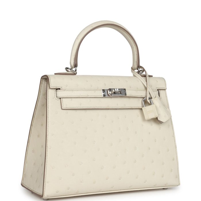 Handmade HKS 25 Beton Ostrich Palladium Hardware - 图片 2