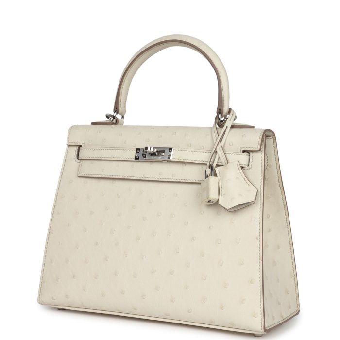 Handmade HKS 25 Beton Ostrich Palladium Hardware - 图片 3