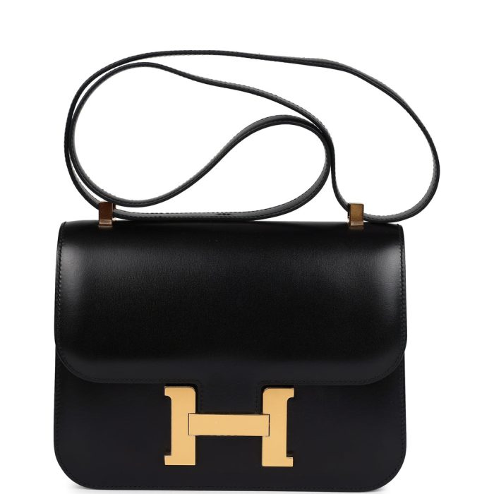 Handmade Bag HC 1-24 Black Box Gold Hardware