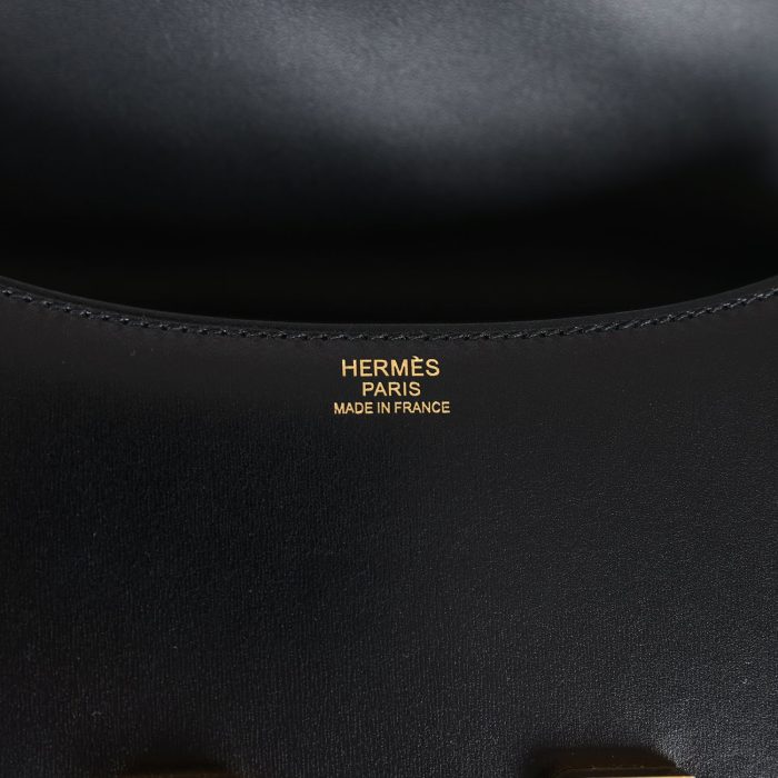 Handmade Bag HC 1-24 Black Box Gold Hardware - 图片 7