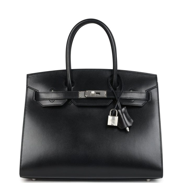 Handmade Bag HB Sellier 30 Black Box Palladium Hardware