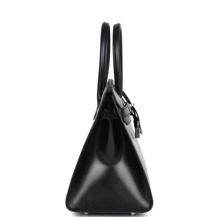 Handmade Bag HB Sellier 30 Black Box Palladium Hardware - 图片 3