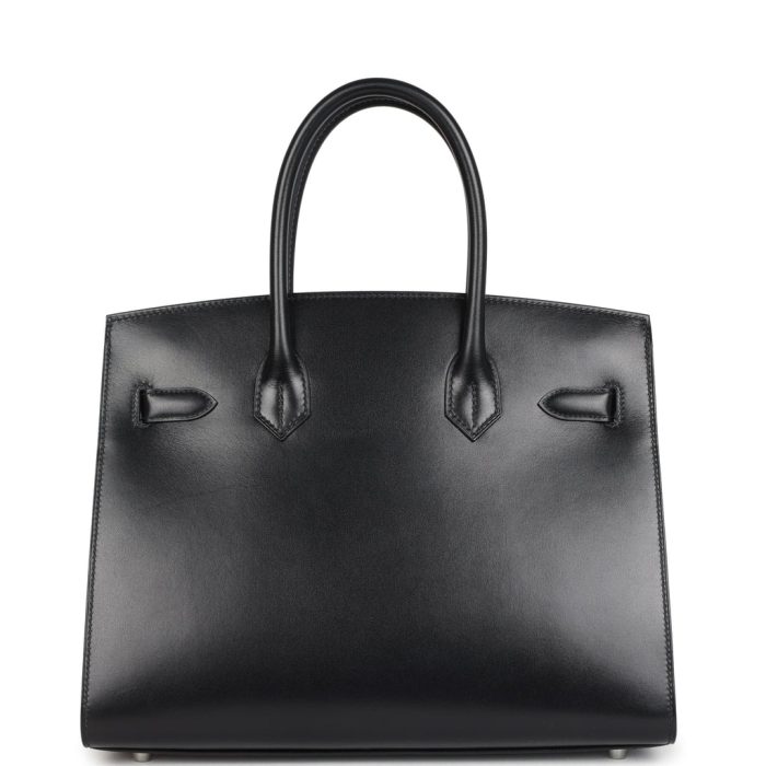 Handmade Bag HB Sellier 30 Black Box Palladium Hardware - 图片 4