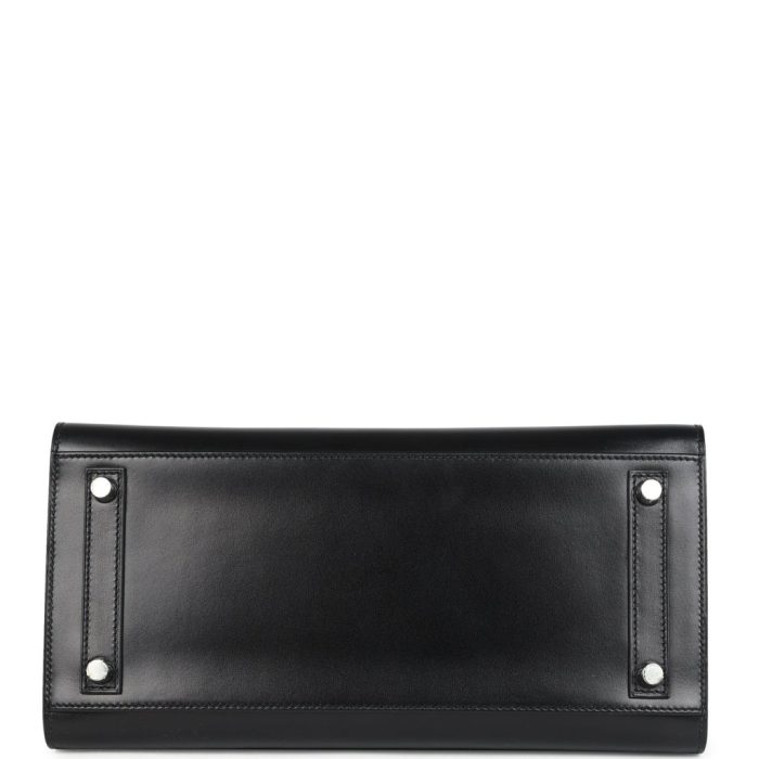 Handmade Bag HB Sellier 30 Black Box Palladium Hardware - 图片 5