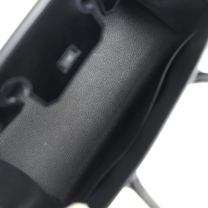 Handmade Bag HB Sellier 30 Black Box Palladium Hardware - 图片 7