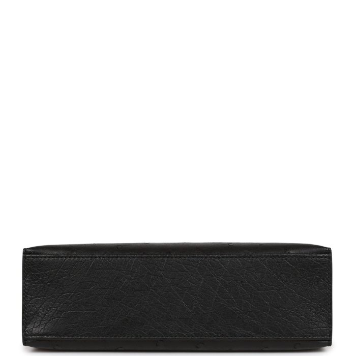 Handmade HKP Black Ostrich Gold Hardware - 图片 6