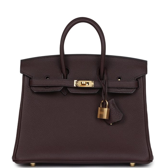 Handmade Bag HB 25 Rouge Sellier Togo Gold Hardware