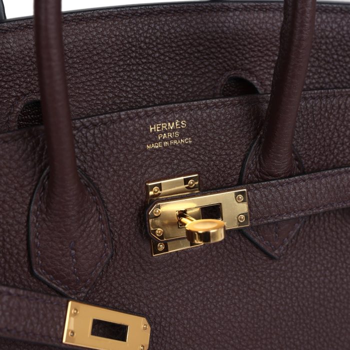 Handmade Bag HB 25 Rouge Sellier Togo Gold Hardware：圖片 6