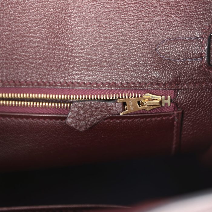 Handmade Bag HB 25 Rouge Sellier Togo Gold Hardware：圖片 8
