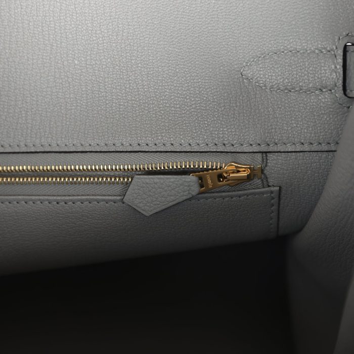 Handmade Bag HB 35 Gris Mouette Togo Gold Hardware：圖片 8