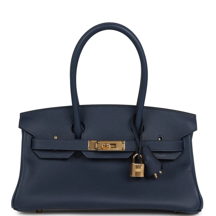 Handmade Bag HSB Light 29 Bleu Abysse Evercolor Gold Hardware