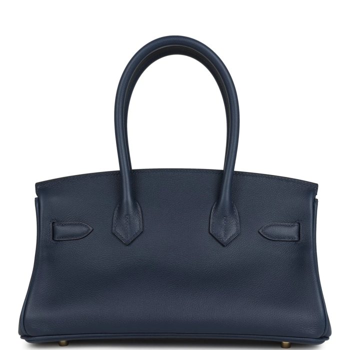 Handmade Bag HSB Light 29 Bleu Abysse Evercolor Gold Hardware - 图片 4