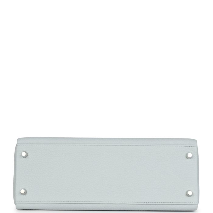 Handmade HKR 32 Bleu Pale Clemence Palladium Hardware - 图片 5