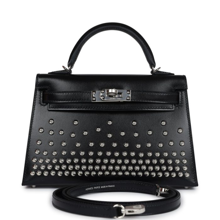 Handmade HKS 20 Clouté Black Box Palladium Hardware