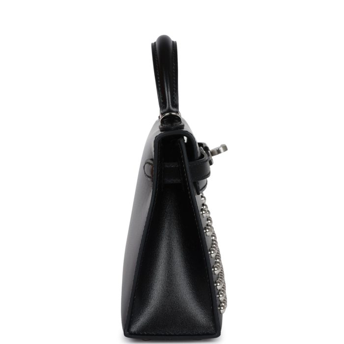 Handmade HKS 20 Clouté Black Box Palladium Hardware - 图片 4