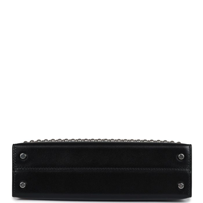 Handmade HKS 20 Clouté Black Box Palladium Hardware - 图片 6