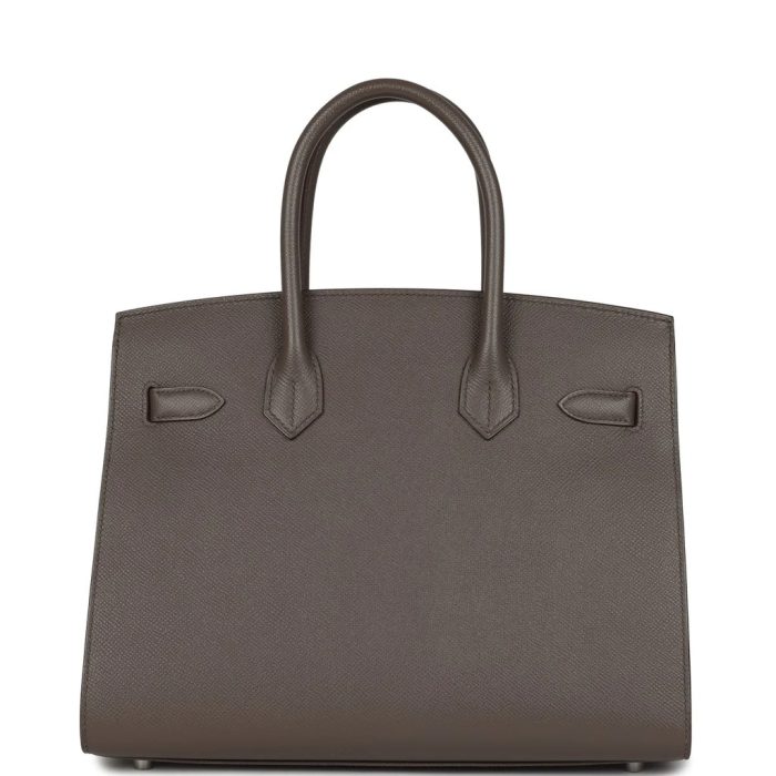 Hermes Birkin Sellier 30 Etain Epsom Palladium Hardware - 图片 4