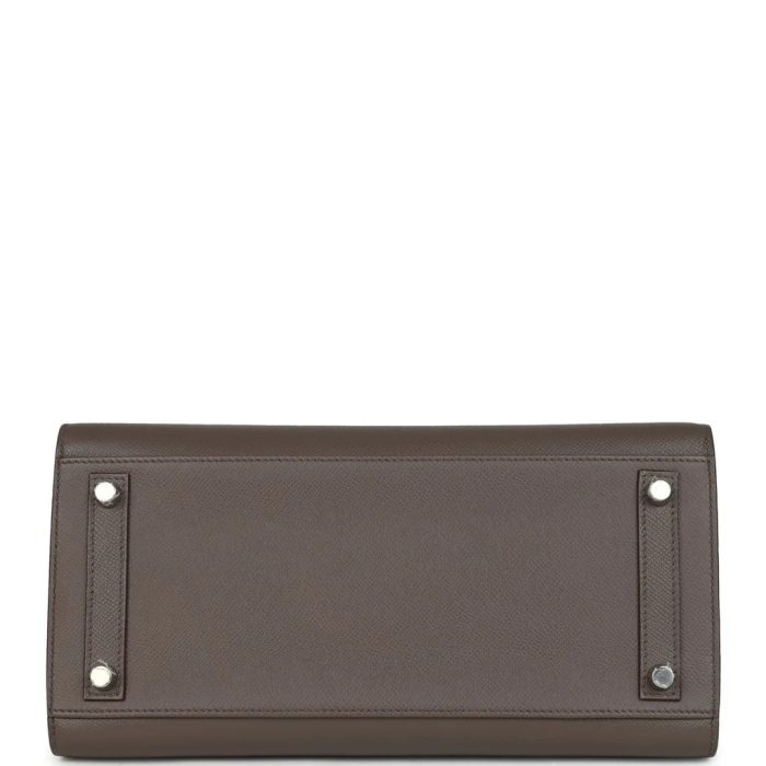 Hermes Birkin Sellier 30 Etain Epsom Palladium Hardware - 图片 5