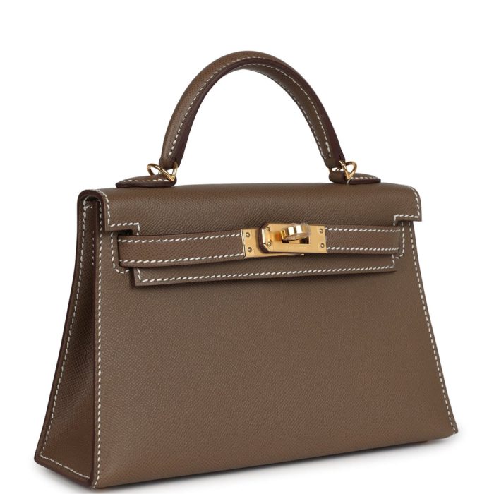 Handmade HKS 20 Etoupe Madame Gold Hardware - 图片 2