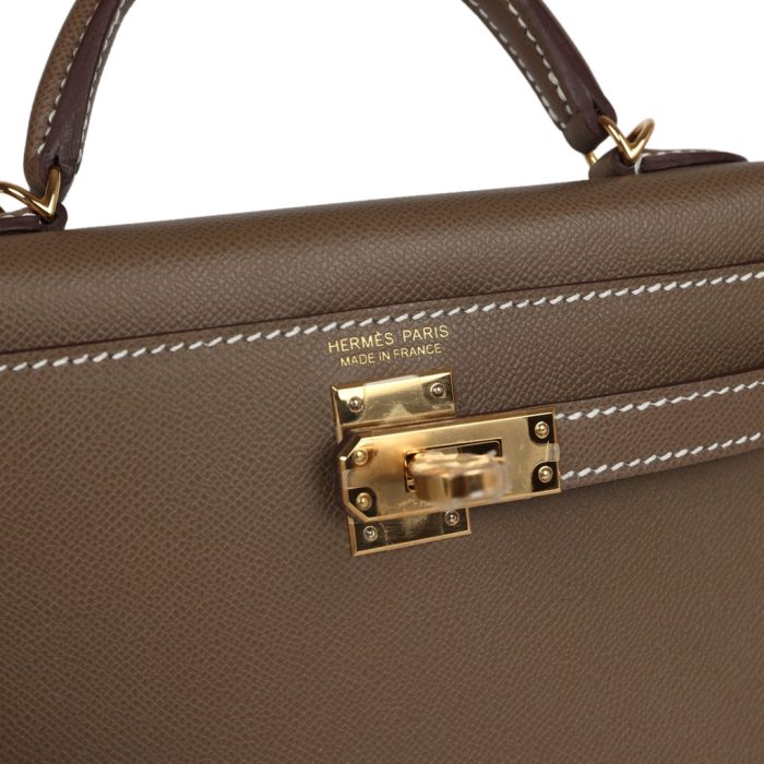 Handmade HKS 20 Etoupe Madame Gold Hardware - 图片 6