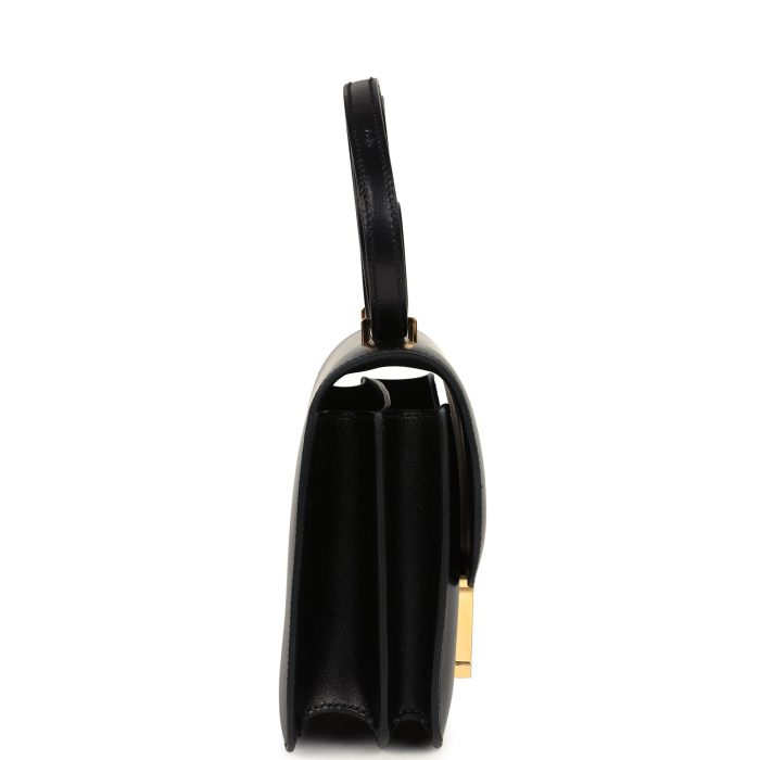 Handmade Bag HC 18 Black Box Gold Hardware - 图片 3