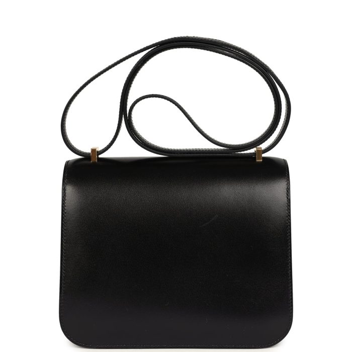 Handmade Bag HC 18 Black Box Gold Hardware - 图片 4