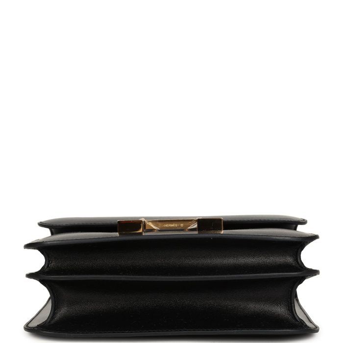 Handmade Bag HC 18 Black Box Gold Hardware - 图片 5