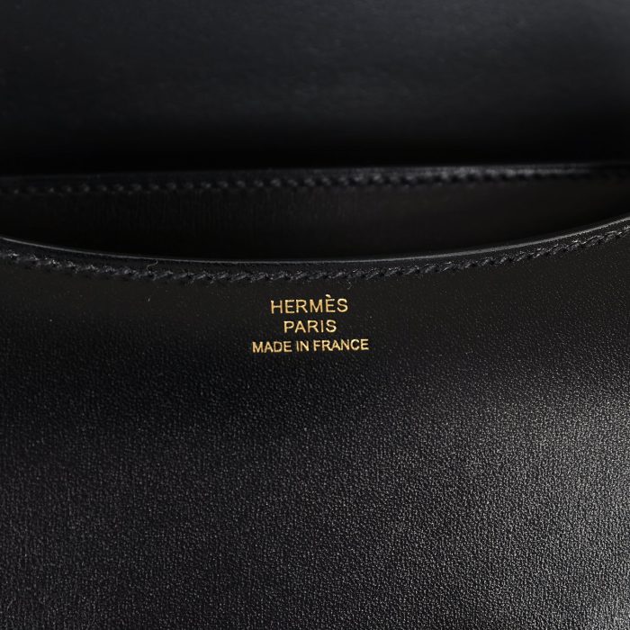Handmade Bag HC 18 Black Box Gold Hardware - 图片 7