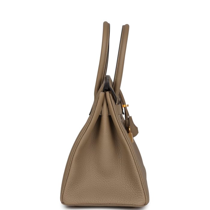 Handmade Bag HB 30 Beige Marfa Togo Gold Hardware - 图片 3