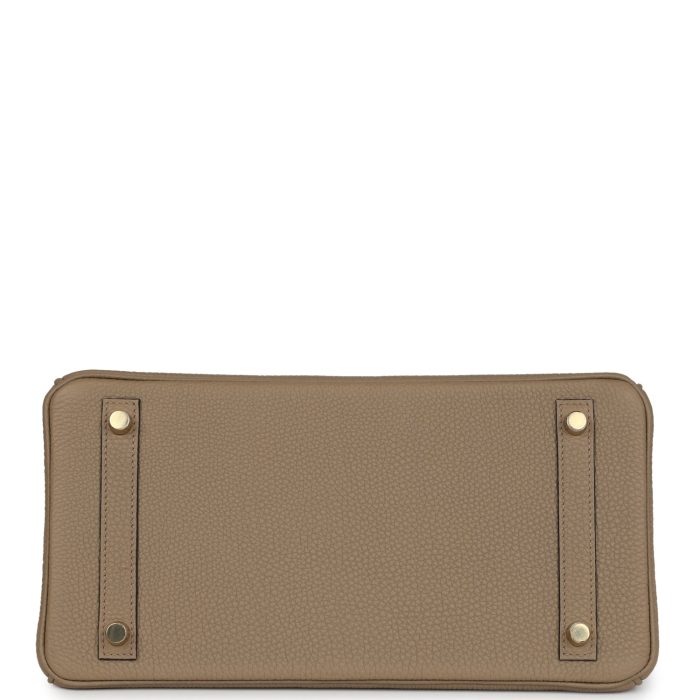 Handmade Bag HB 30 Beige Marfa Togo Gold Hardware - 图片 5
