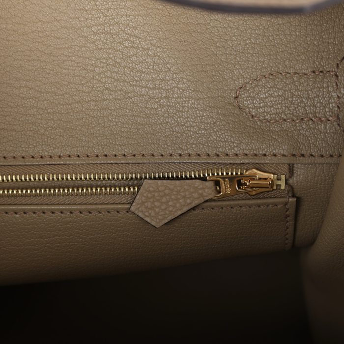 Handmade Bag HB 30 Beige Marfa Togo Gold Hardware - 图片 8
