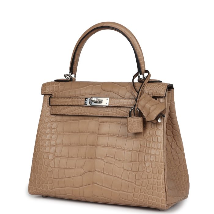 Handmade HKR 25 Chai Matte Alligator Palladium Hardware - 图片 3