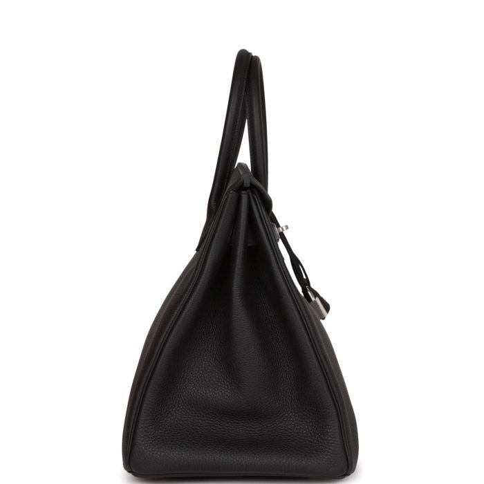 Handmade Bag HB 35 Black Togo Palladium Hardware - 图片 3