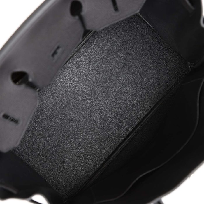 Handmade Bag HB 35 Black Togo Palladium Hardware - 图片 7