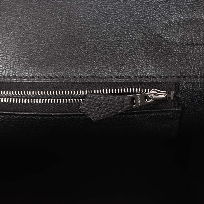 Handmade Bag HB 35 Black Togo Palladium Hardware - 图片 8