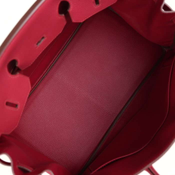 Handmade Bag HB 35 Rubis Togo Gold Hardware - 图片 7