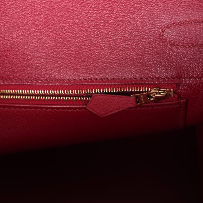 Handmade Bag HB 35 Rubis Togo Gold Hardware - 图片 8