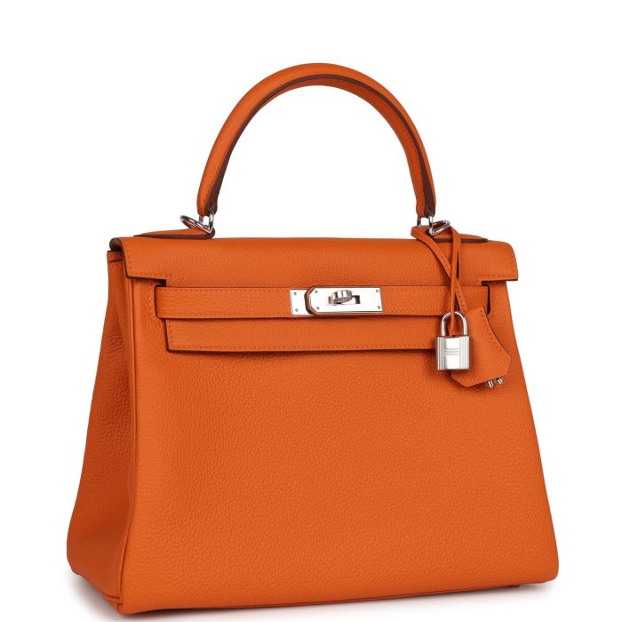 Handmade HKR 28 Orange Togo Palladium Hardware - 图片 2