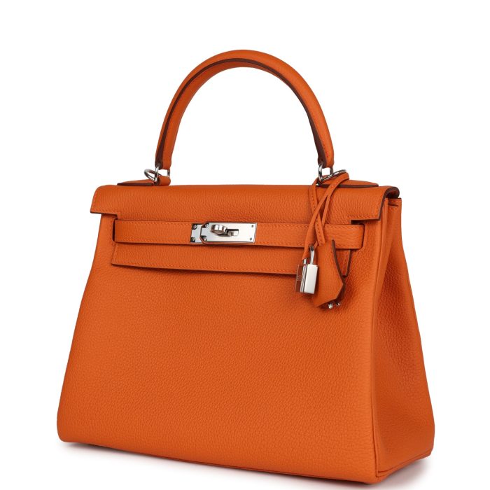 Handmade HKR 28 Orange Togo Palladium Hardware - 图片 3