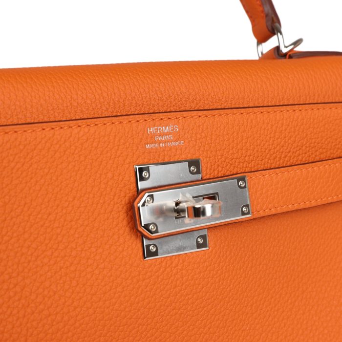 Handmade HKR 28 Orange Togo Palladium Hardware - 图片 7