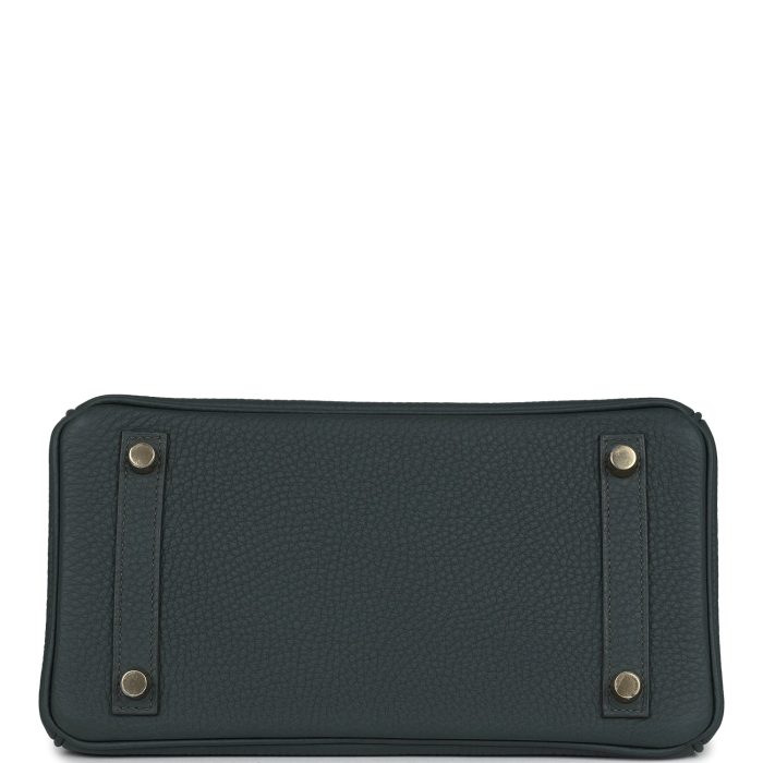 Handmade Bag HB 25 Vert Mangrove Togo Permabrass Hardware - 图片 5