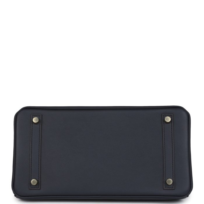 Handmade Bag HCB 30 Caban, Black and Chai Swift Gold Hardware - 图片 5