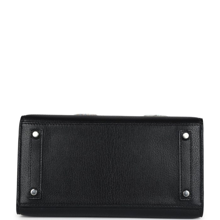 Handmade Bag HB Sellier 20 “Bouclerie Moderne Casaque” Black Chevre Chamkila Palladium Hardware：圖片 5